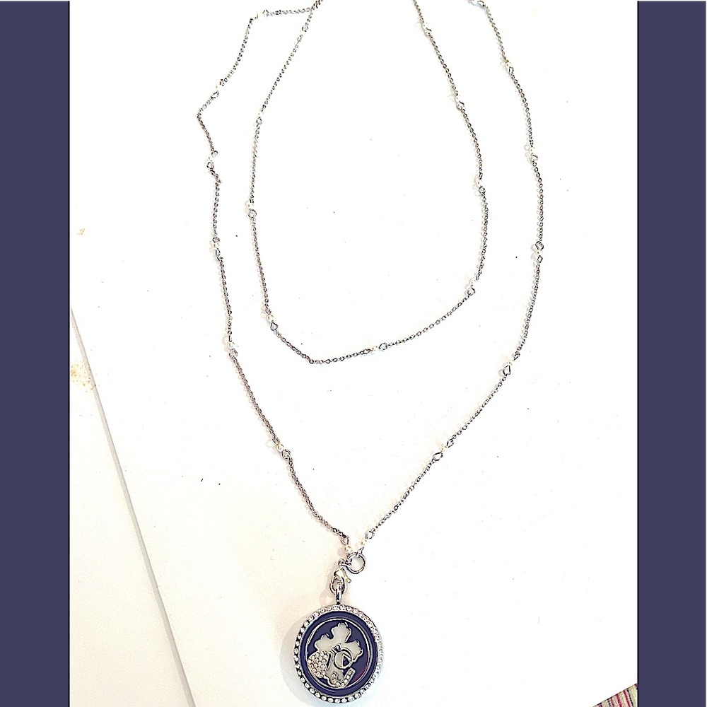 South Hill Designs Silver two tier necklace